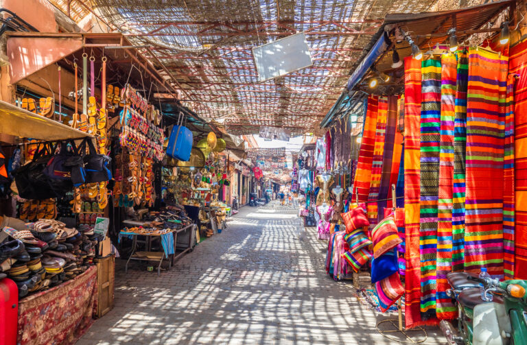 Souvenirs,On,The,Jamaa,El,Fna,Market,In,Old,Medina,