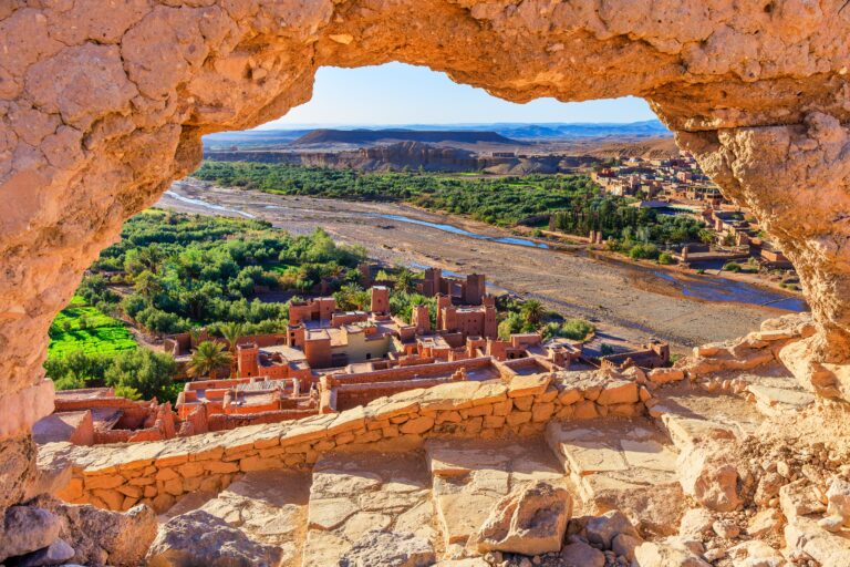 Ait-ben-haddou,,Ksar,Or,Fortified,Village,In,Ouarzazate,Province,,Morocco.,Prime